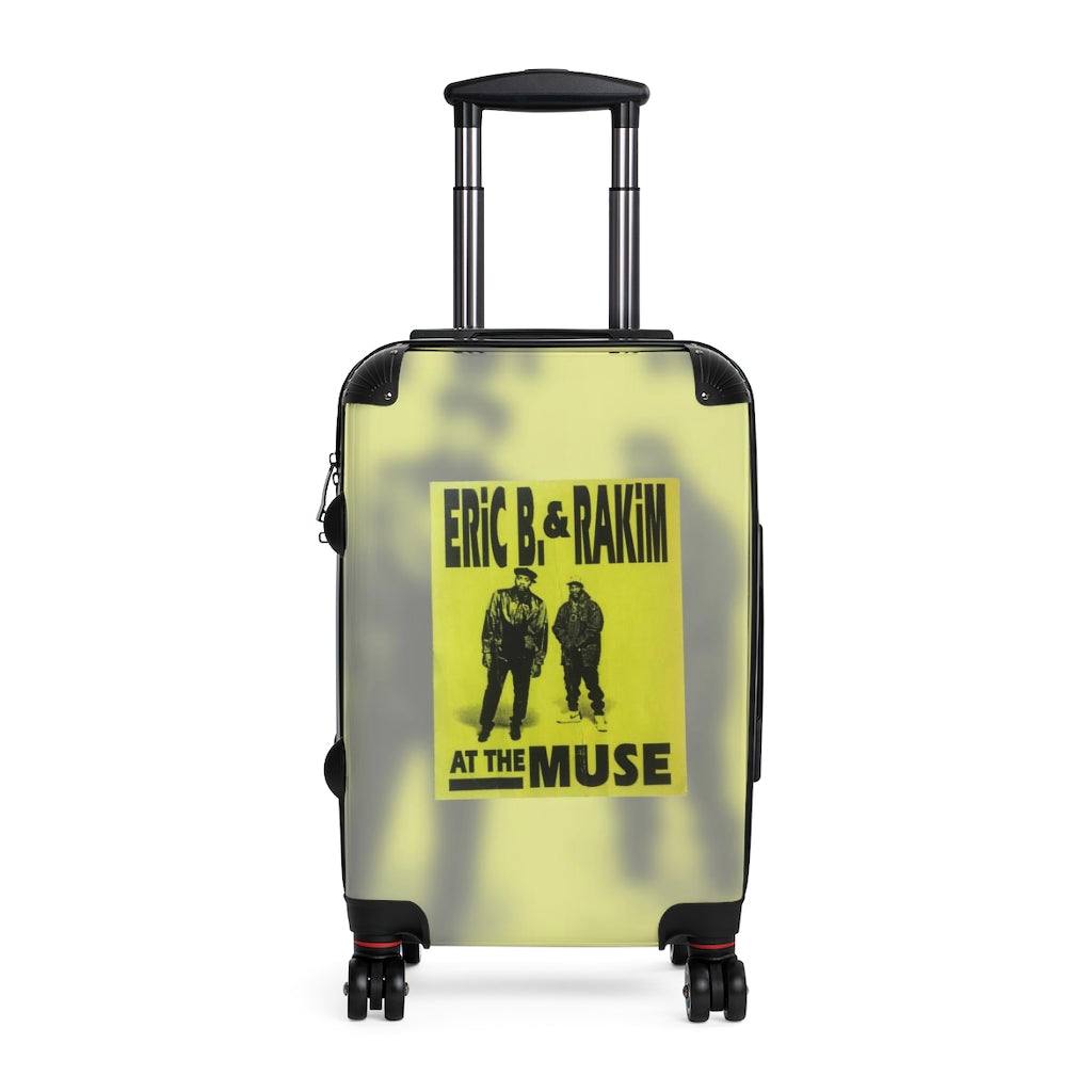 Getrott Eric B. & Rakim At The Muse Nightclub NYC Flyer Cabin Suitcase Inner Pockets Extended Storage Adjustable Telescopic Handle Inner Pockets Double wheeled Polycarbonate Hard-shell Built-in Lock