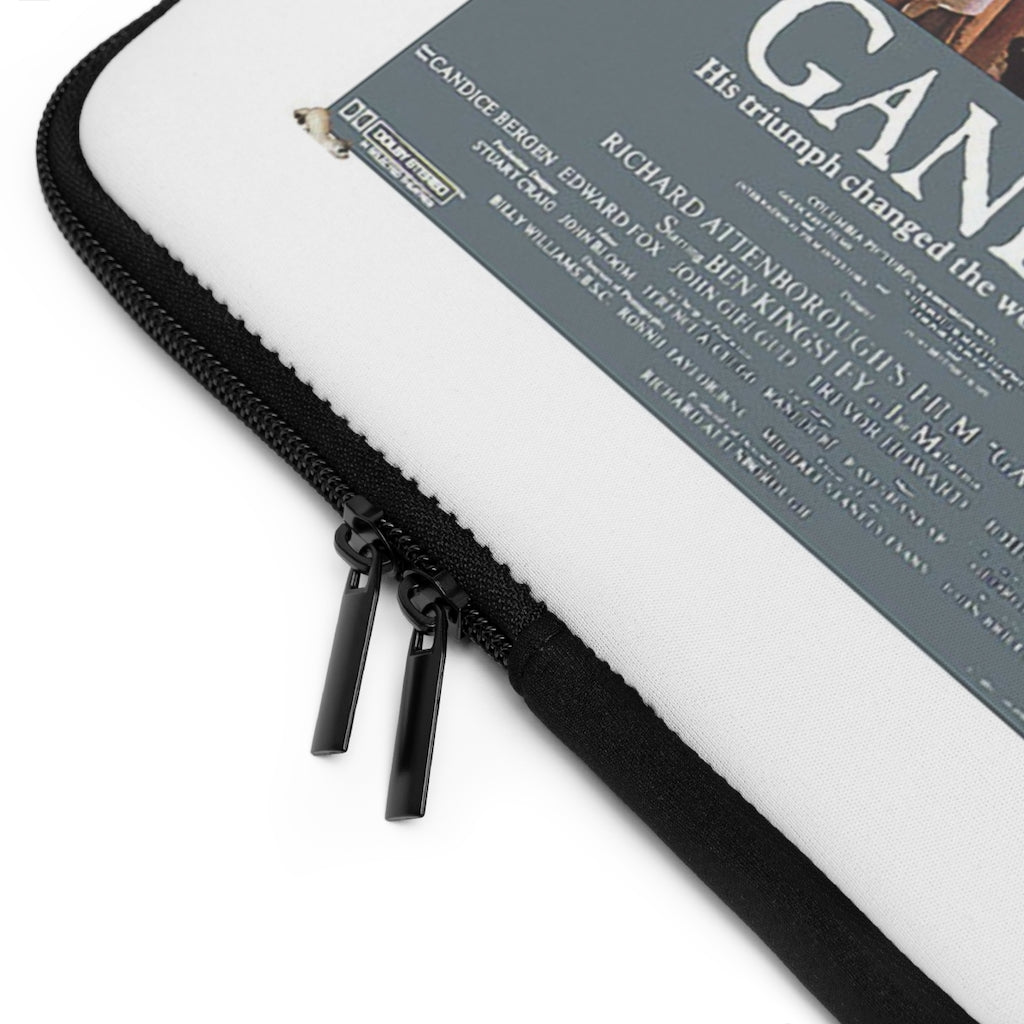 Getrott Gandhi Movie Poster White Laptop Sleeve