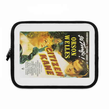 Getrott Citizen Kane Movie Poster White Laptop Sleeve-Laptop Sleeve-Geotrott