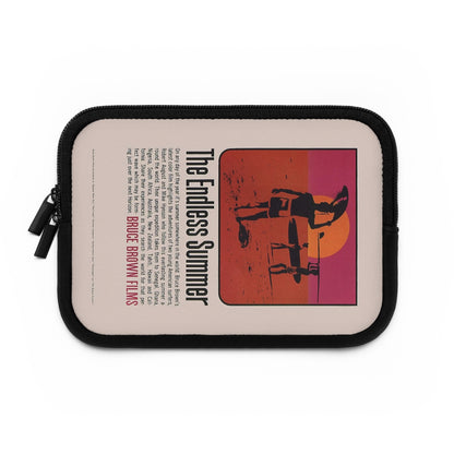 Getrott The Endless Summer Movie Poster Red Laptop Sleeve-Laptop Sleeve-Geotrott