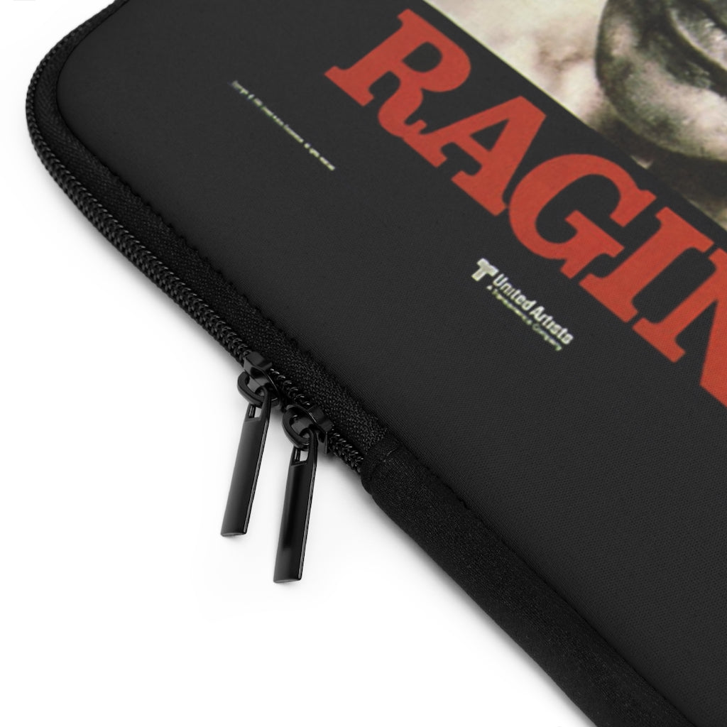 Getrott Raging Movie Poster White Laptop Sleeve-Laptop Sleeve-Geotrott