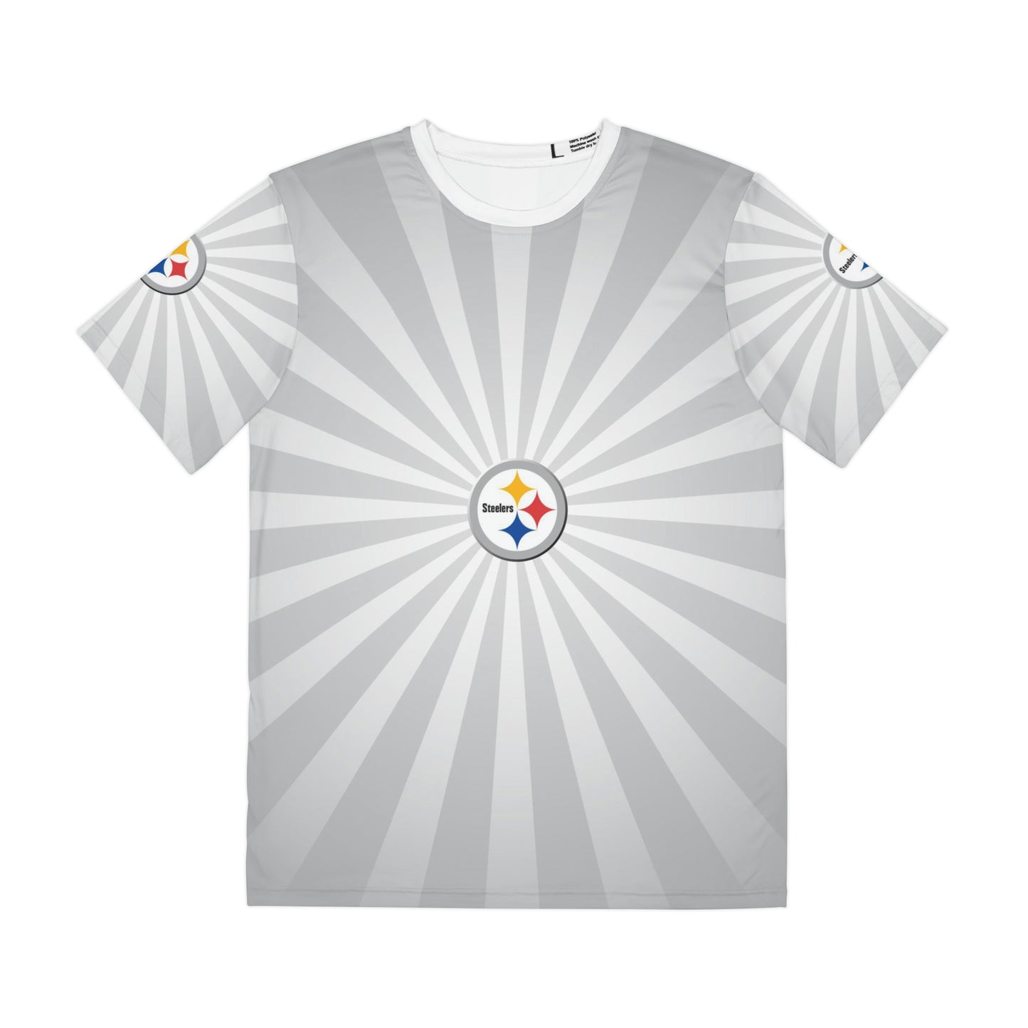 Geotrott NFL Pittsburgh Steelers Men's Polyester All Over Print Tee T-Shirt