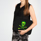 Getrott Green Skull and Bones Black Laptop Sleeve