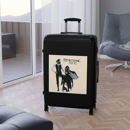 Getrott Fleetwood Mac Rumours 1977 Black Cabin Suitcase Extended Storage Adjustable Telescopic Handle Double wheeled Polycarbonate Hard-shell Built-in Lock-Bags-Geotrott