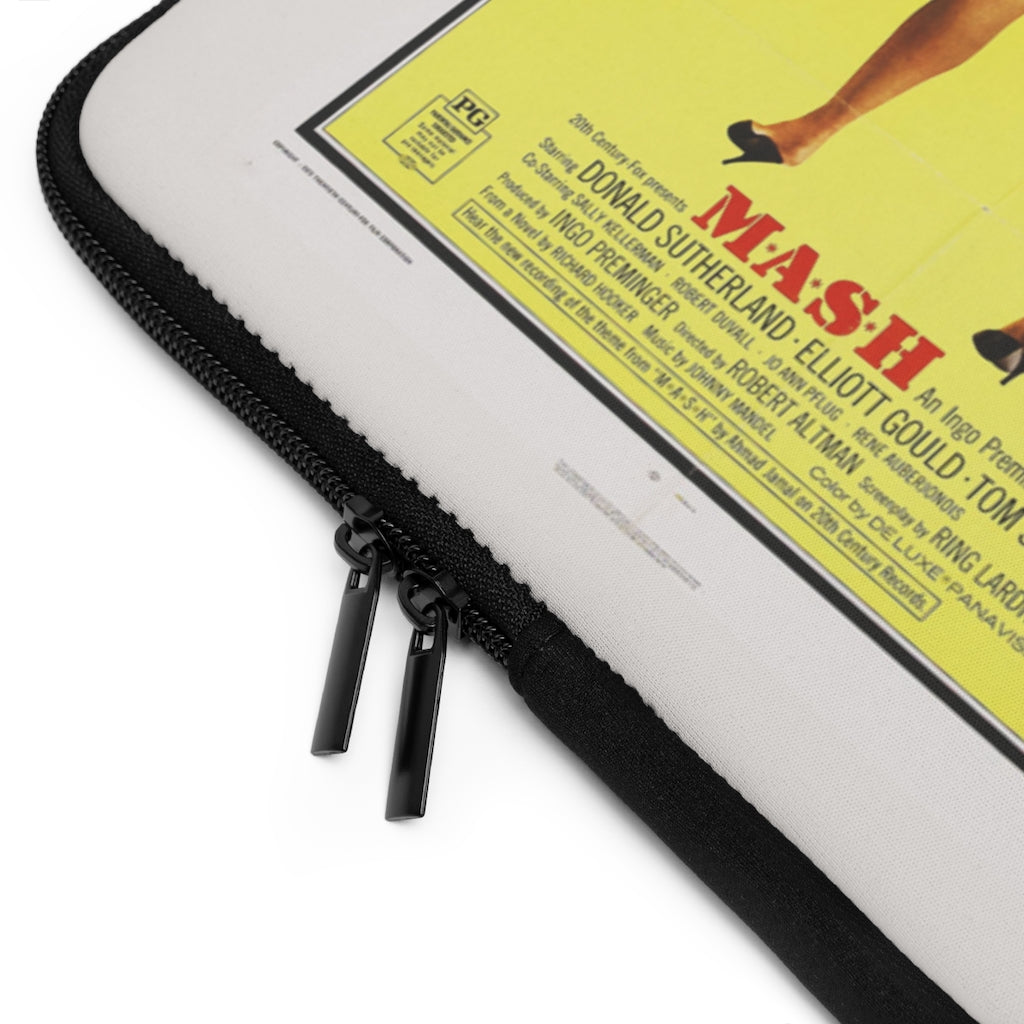 Getrott MASH Movie Poster Red Laptop Sleeve-Laptop Sleeve-Geotrott