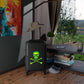 Getrott Black Green Skull & Bones Cabbin Luggage Carry-On Travel Check Luggage 4-Wheel Spinner Suitcase Bag Multiple Colors and Sizes