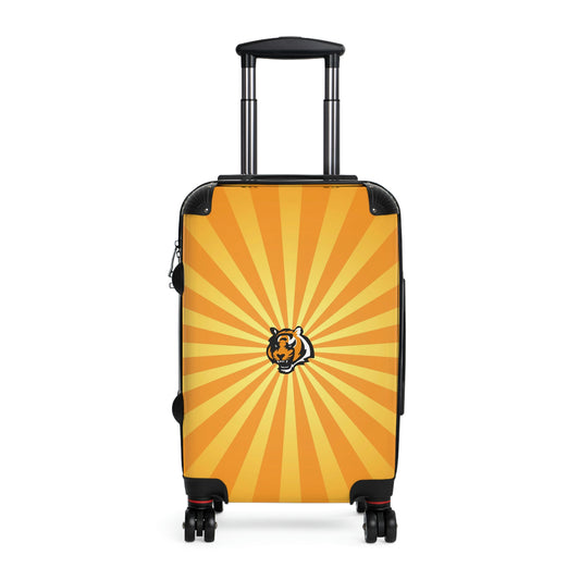 Geotrott Cincinnati Bengals National Football League NFL Team Logo Cabin Suitcase Rolling Luggage Checking Bag-Bags-Geotrott