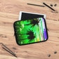 Getrott Green Beach Sunset Flamingos Laptop Sleeve