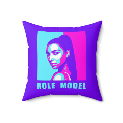 Geotrott Kim K Role Model Motivational Pink Purple Spun Polyester Square Pillow-Home Decor-Geotrott