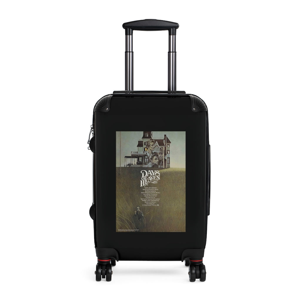 Getrott Days of Heaven Movie Poster Collection Cabin Suitcase Inner Pockets Extended Storage Adjustable Telescopic Handle Inner Pockets Double wheeled Polycarbonate Hard-shell Built-in Lock