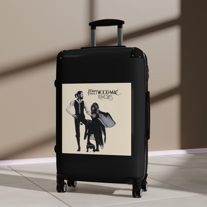 Getrott Fleetwood Mac Rumours 1977 Black Cabin Suitcase Extended Storage Adjustable Telescopic Handle Double wheeled Polycarbonate Hard-shell Built-in Lock-Bags-Geotrott