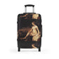 Getrott Bathsheba at Her Bath by Rembrandt Black Cabin Suitcase Inner Pockets Extended Storage Adjustable Telescopic Handle Inner Pockets Double wheeled Polycarbonate Hard-shell Built-in Lock