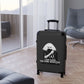 Getrott Lady Gaga The Fame Monster Black Cabin Suitcase Inner Pockets Extended Storage Adjustable Telescopic Handle Inner Pockets Double wheeled Polycarbonate Hard-shell Built-in Lock