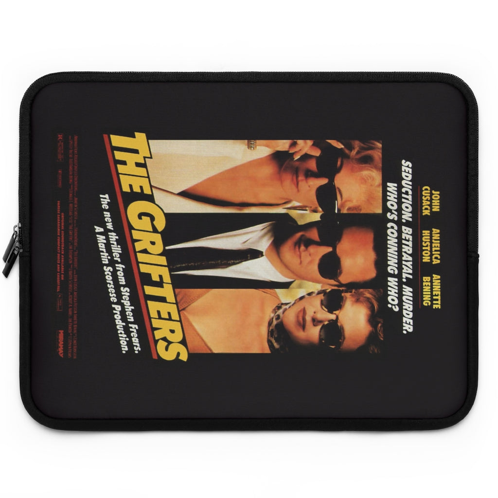 Getrott The Grifters Movie Poster Red Laptop Sleeve-Laptop Sleeve-Geotrott