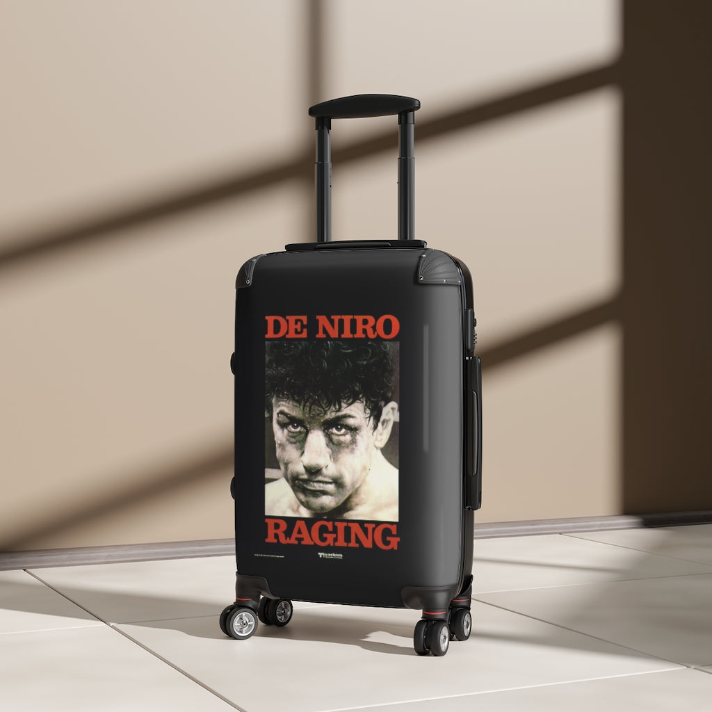 Getrott De Niro Raging Movie Poster Collection Cabin Suitcase Inner Pockets Extended Storage Adjustable Telescopic Handle Inner Pockets Double wheeled Polycarbonate Hard-shell Built-in Lock