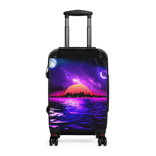 Getrott Cabin Suitcase Extended Storage Adjustable Telescopic Handle Double wheeled Polycarbonate Hard-shell Built-in Lock Carry-On Travel Check Luggage 4-Wheel Spinner Suitcase Bag Multiple Colors and Sizes-Bags-Geotrott