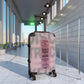Getrott Disco Truck Nightclub Party Flyer Michael Alig James St James Larry Tee Rudoilf Lahoma Van Zandt Scott Currie Keoki Cabin Suitcase Carry-On Travel Check Luggage 4-Wheel Spinner Suitcase Bag Multiple Colors and Sizes
