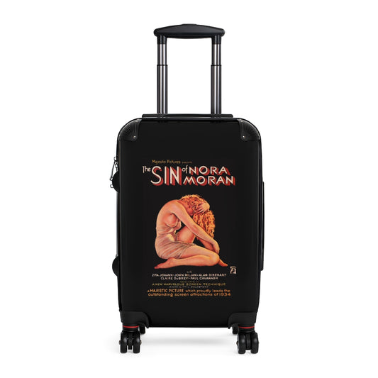 Geotrott The Sin of Nora Moran Movie Poster Collection Cabin Suitcase Extended Storage Adjustable Telescopic Handle Double wheeled Polycarbonate Hard-shell Built-in Lock-Bags-Geotrott