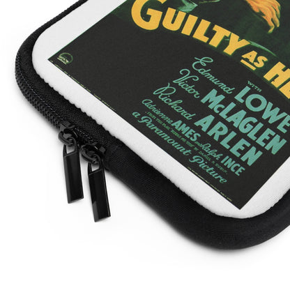 Getrott Guilty as Hell Movie Poster Laptop Sleeve-Laptop Sleeve-Geotrott