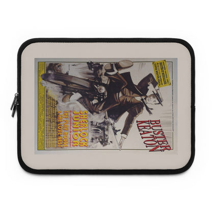 Getrott Sherlock Junior Movie Poster Laptop Sleeve-Laptop Sleeve-Geotrott