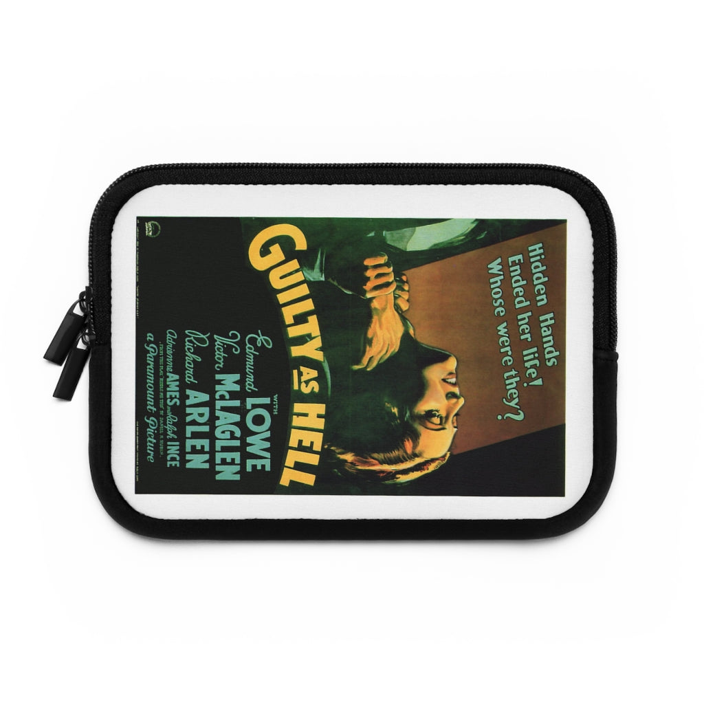 Getrott Guilty as Hell Movie Poster Laptop Sleeve-Laptop Sleeve-Geotrott