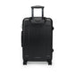 Getrott Lippincotts July World Classic Poster Black Cabin Suitcase Inner Pockets Extended Storage Adjustable Telescopic Handle Inner Pockets Double wheeled Polycarbonate Hard-shell Built-in Lock