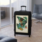 Getrott Butterflies Macrolepidopteran Rhopalocera Lepidoptera Black Red Yellow Cabin Suitcase Rolling Luggage Inner Pockets Extended Storage Adjustable Telescopic Handle Inner Pockets Double wheeled Polycarbonate Hard-shell Built-in Lock