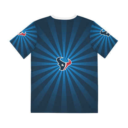 Geotrott NFL Houston Texans Men's Polyester All Over Print Tee T-Shirt-All Over Prints-Geotrott