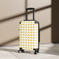 Getrott Emojis Face in Clouds Cabin Suitcase Inner Pockets Extended Storage Adjustable Telescopic Handle Inner Pockets Double wheeled Polycarbonate Hard-shell Built-in Lock